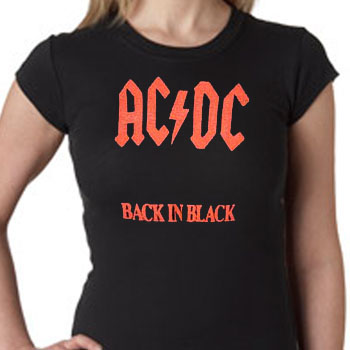 Back in black t-shirt