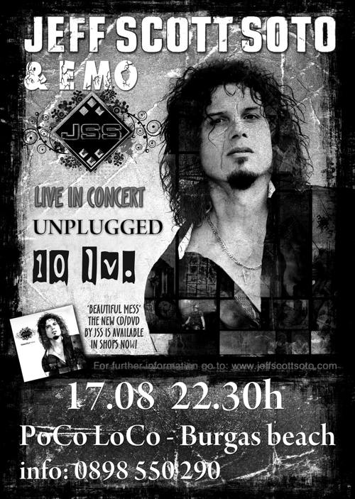 Jeff Scott Soto в Бургас