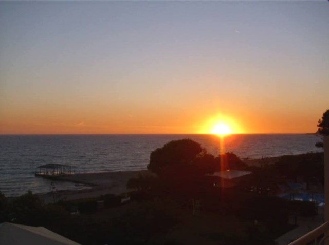 Гърция - Превеза Бийч Хотел, залез