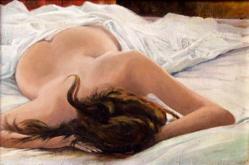 жената до мен